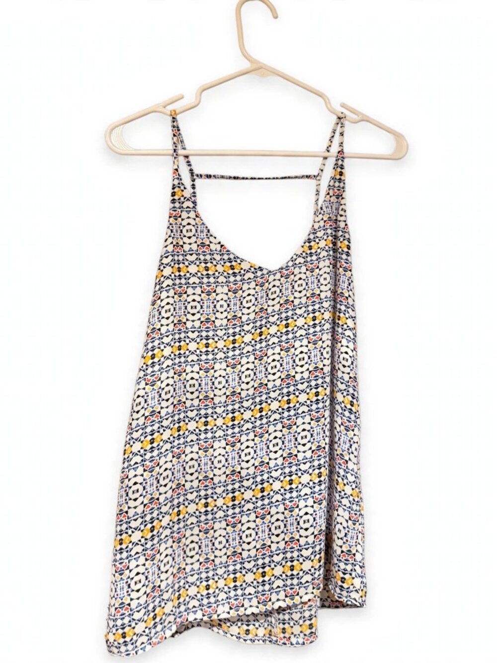 H&M Geometric Print Slip Dress Aztec Tile